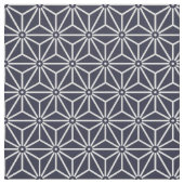 東洋海軍ブルーアサノハ日本パターン ファブリック (見本)