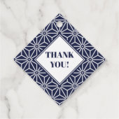 東洋海軍ブルーアサノハ日本パターン フェイバータグ (裏面)