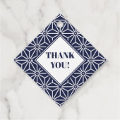 東洋海軍ブルーアサノハ日本パターン フェイバータグ (正面)