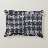 東洋海軍ブルーホワイトジャパン機織パターン アクセントクッション (裏面)