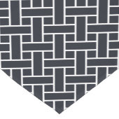 東洋海軍ブルーホワイトジャパン機織パターン ショートテーブルランナー (コーナー)