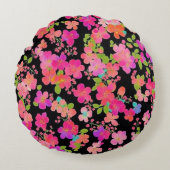 東洋王室のの花枕 ラウンドクッション (正面)