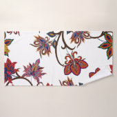 東洋的な動機。美しいシームレスなパターン バスタオル (バスタオル)