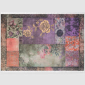 東洋美学Chinoiserieパッチワーク模様 薄葉紙 (正面)