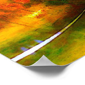 東洋美術抽象芸術絵画プリントポスター ポスター (角)