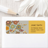 東洋花かわいいヴィンテージフローラ ラベル (インサイチュ)