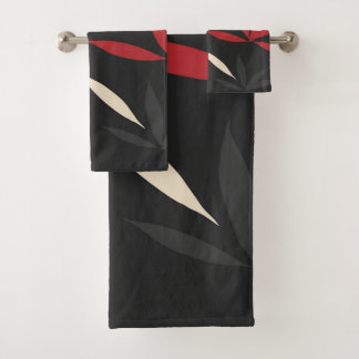 東洋花柄 バスタオルセット