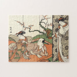 東洋芸妓の浮世絵 ジグソーパズル