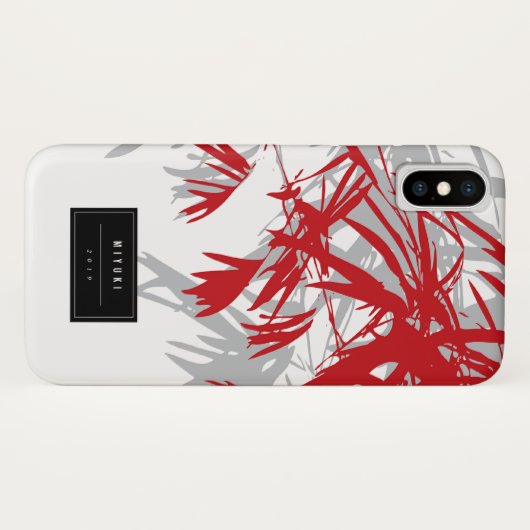 東洋赤中国の竹葉禅の箱 Case-Mate iPhoneケース (裏面(横))