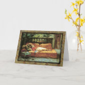 東洋通ロマンチックな夢を見るカードブランク カード (黄色い花)