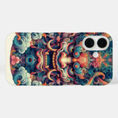 東洋韻律抽象芸術鬼鬼顔入れ Case-Mate iPhoneケース (裏面 (横))
