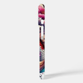 東洋鮮やか抽象芸術コイ魚波桜 Case-Mate iPhoneケース (裏面 / 左)