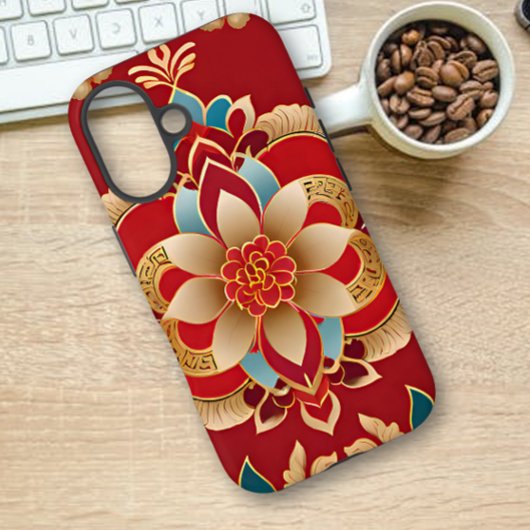 東洋黄金中国のの花 Case-Mate iPhoneケース