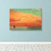 東海の日の出（アジアンアート） （竹二） キャンバスプリント (インサイチュ (ウッドフロア))