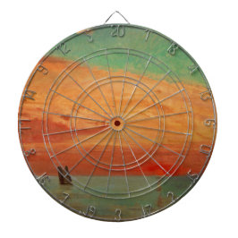 東海の日の出（アジアンアート） （竹二） ダーツボード