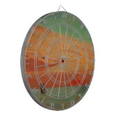 東海の日の出（アジアンアート） （竹二） ダーツボード (正面左)