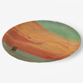 東海の日の出（アジアンアート） （竹二） ペーパープレート (アングル)