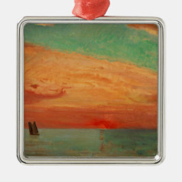 東海の日の出（アジアンアート） （竹二） メタルオーナメント