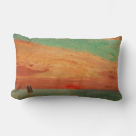 東海の日の出（アジアンアート） （竹二） ランバークッション