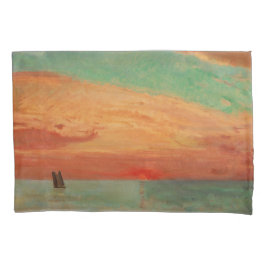 東海の日の出（アジアンアート） （竹二） 枕カバー