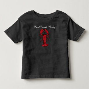 東海岸のベビーのロブスターノバスコシアカナダ トドラーTシャツ