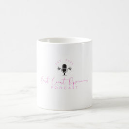 東海岸の意見ポッドキャストマグ コーヒーマグカップ