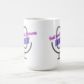 東海岸の意見15oz Mug コーヒーマグカップ (中央)