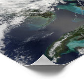 東海岸の熱帯ストームハンナ ポスター (角)