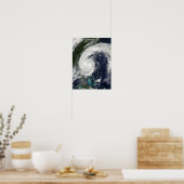 東海岸の熱帯ストームハンナ ポスター (キッチン)