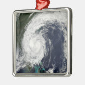 東海岸の熱帯ストームハンナ メタルオーナメント (左)