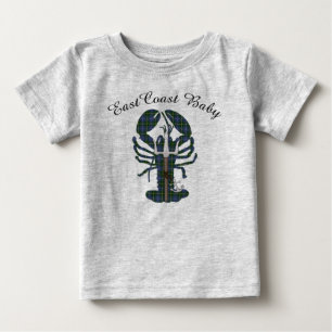 東海岸の赤ちゃんロブスター ノバスコシア州 ハリファックス カナダ ベビーTシャツ