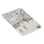 東海岸を描いた地図 マグネット (右側)