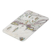 東海岸を描いた地図 マグネット (左側)