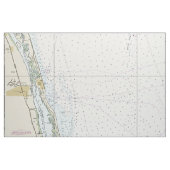 東海岸フロリダ⚓本場の航海の図表 ファブリック (ファットクウォーター)