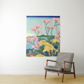 東海道の五天山の北斎富士 タペストリー (インサイチュ)