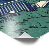 東海道の五天山の北斎富士 フォトプリント            (角)