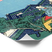 東海道の五天山の北斎富士 ポスター (コーナー)