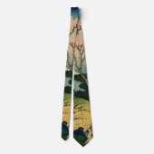 東海道の品川、御殿山。 ネクタイ (裏面)