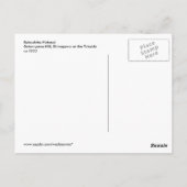 東海道の品川、御殿山 ポストカード (裏面)