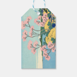 東海道五天山の北斎富士 ギフトタグ