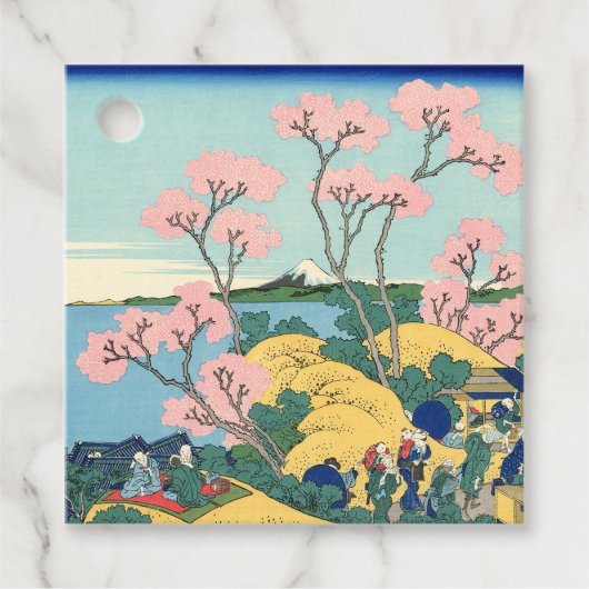 東海道五天山の北斎富士 フェイバータグ (正面)