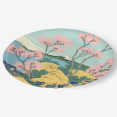 東海道五天山の北斎富士 ペーパープレート (アングル)