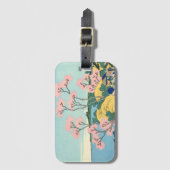 東海道五天山の北斎富士 ラゲッジタグ (正面縦)