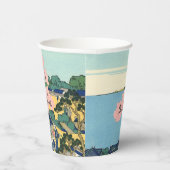 東海道五天山の北斎富士 紙コップ (右)