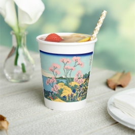 東海道五天山の北斎富士 紙コップ