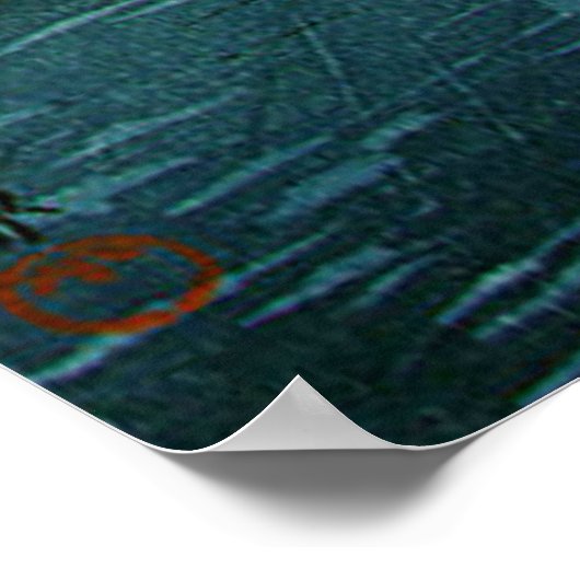 東海道品川川瀬蓮井の眺め ポスター (角)