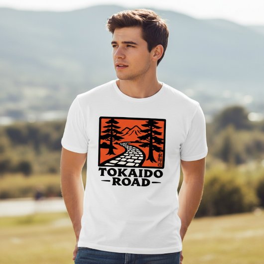 東海道 - 日本 - 侍 トライブレンドTシャツ