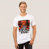 東海道 - 日本 - 侍 トライブレンドTシャツ (正面全面)