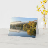 東湖の反射カード カード (黄色い花)