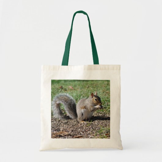 東灰色リスのトートバック トートバッグ (正面)